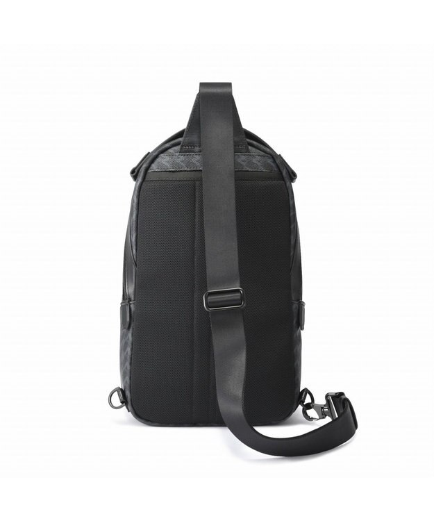 ZERO HALLIBURTON  ZH-モノグラム ショルダーバッグ 7L 630g 81523 ブラック