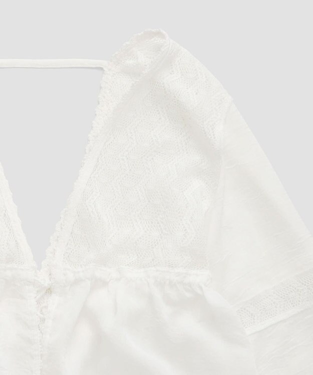 San-ai Resort（三愛水着楽園） レース羽織り　F　【San-ai Resort（サンアイリゾート）】 ホワイト