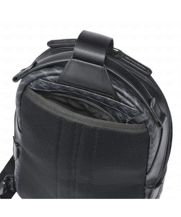 ZERO HALLIBURTON  ZH-モノグラム ショルダーバッグ 7L 630g 81523 ブラック