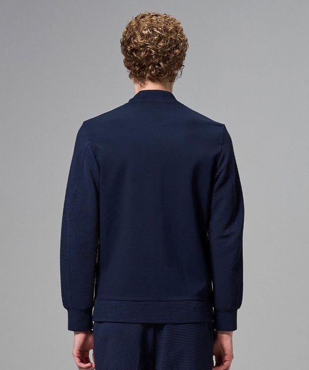 JOSEPH HOMME 【オリジナル素材】ライトタックジャージー ジップアップブルゾン ネイビー系