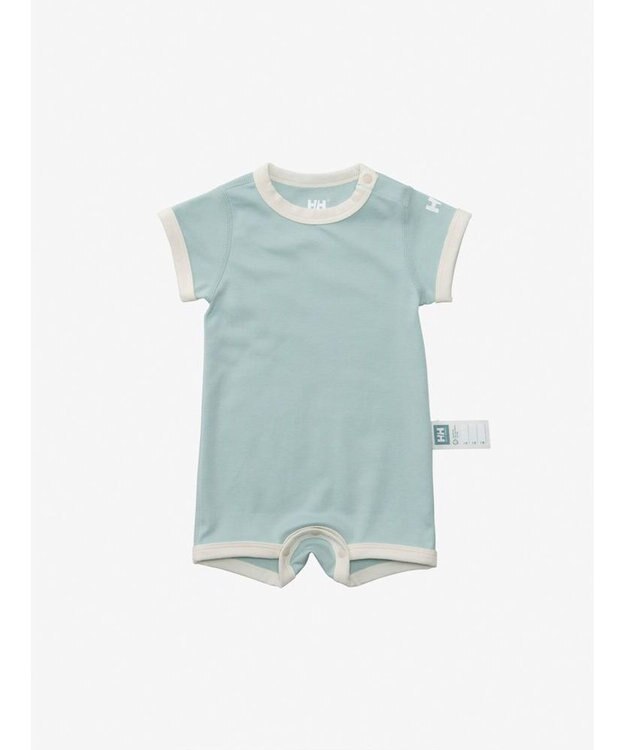 HELLY HANSEN 【３点セット・抗菌防臭・BOX付き】マイファーストHHマリンロンパースセット ショアグリーン