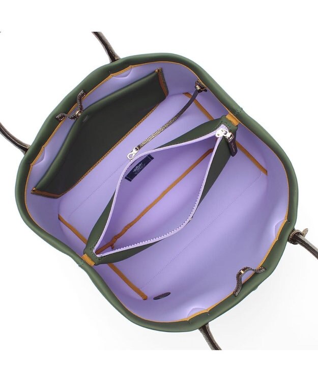 A.D.M.J. 【A4収納可】【魔法のように軽い】マジックライト/キューブトート34cm KHAKI,L