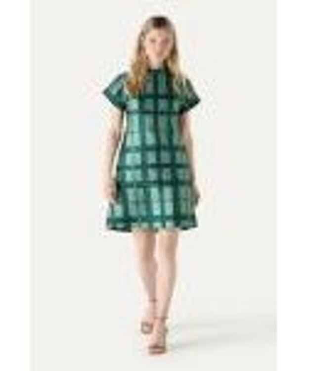DAKS COOL CLASSICS ジオチェックAラインドレス グリーン
