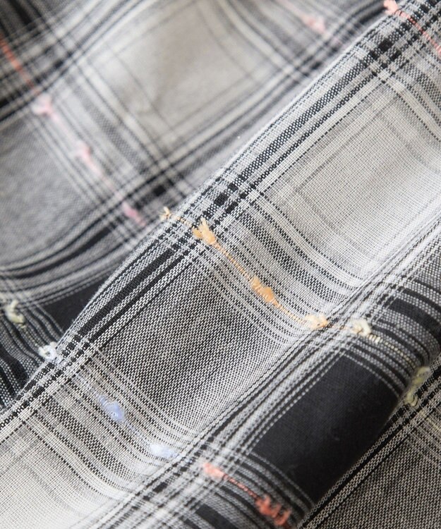 earth music&ecology チェックパターンバルーンキャミビスチェ Black