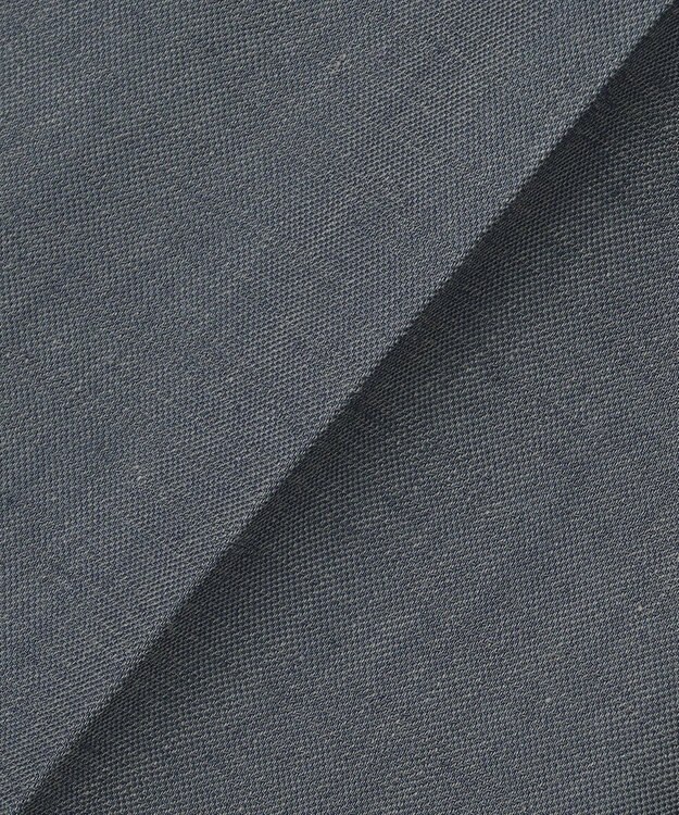 JOSEPH ABBOUD 【キングサイズ・ウエストも伸びる！/ストレッチ】ミックスリネンシャンブレーパンツ グレー系