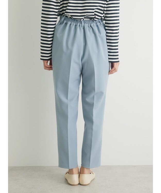 Green Parks きれいシルエットパンツ Sax