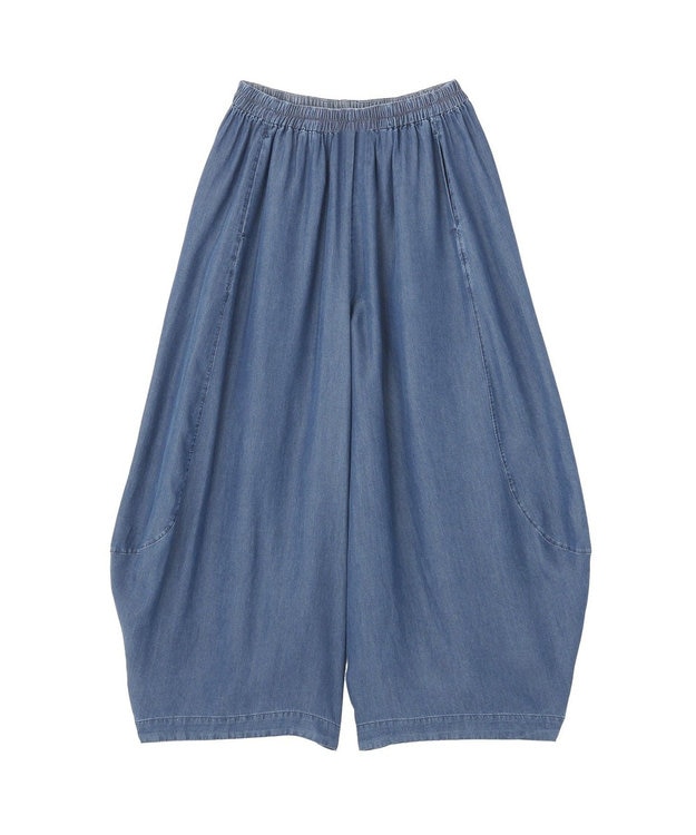 YECCA VECCA デニムコクーンドレープパンツ Indigo