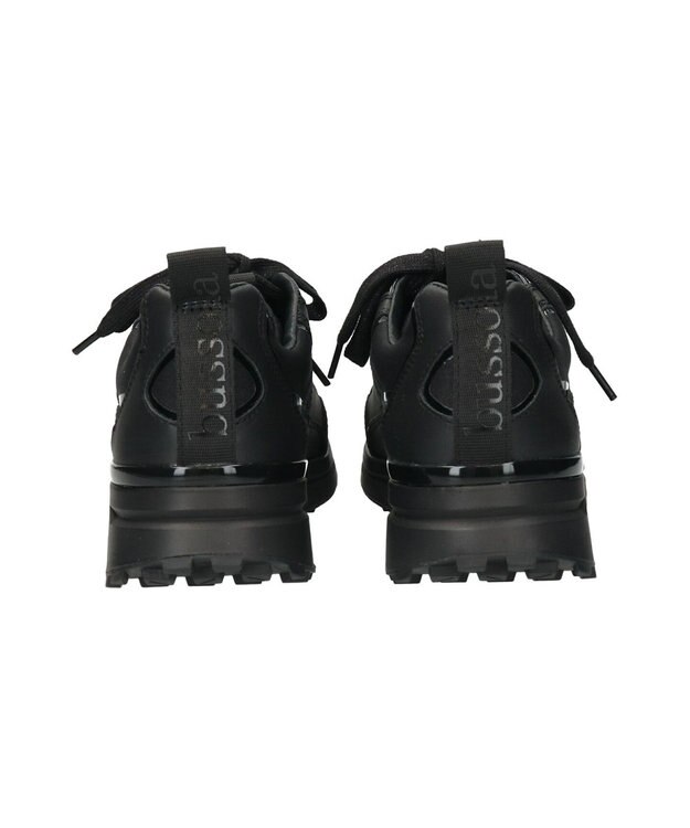 INTER-CHAUSSURES 【BUSSOLA】レースアップスニーカー ブラック