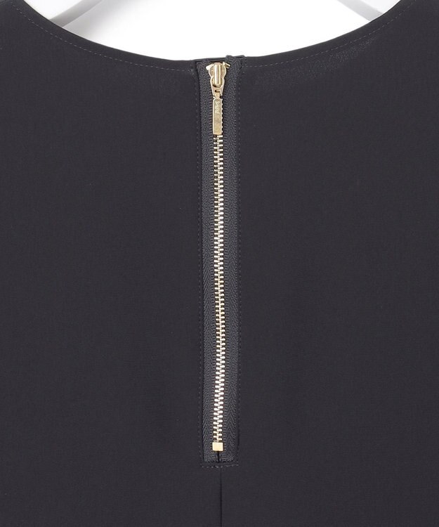 23区 トリアセダブルジョーゼット ブラウス ネイビー系