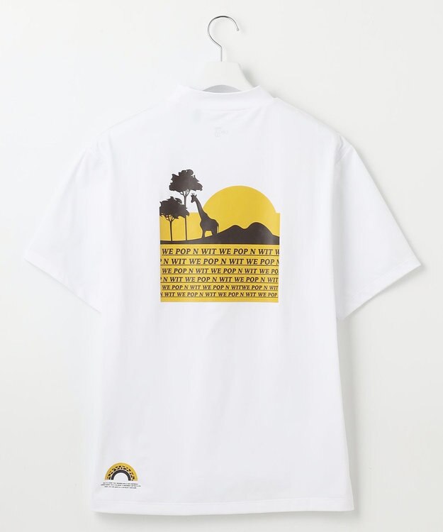 PW CIRCULUS 【UVカット / 吸水速乾 / 伸縮性抜群】【MEN】アニマルフォトモック T ホワイト系1