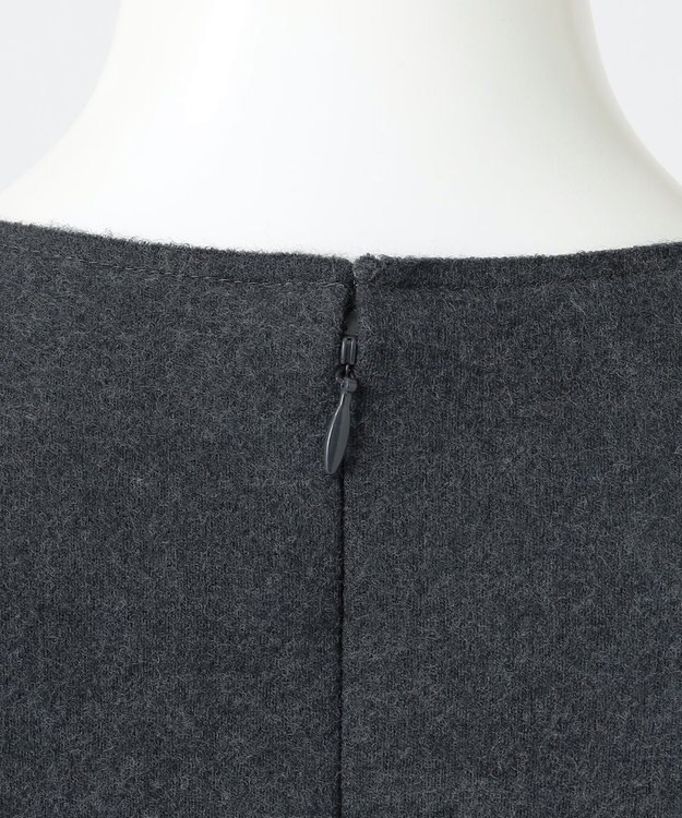 23区 【髙橋リタさんコラボ】ファインウールジャージー イレヘム ワンピース グレー系