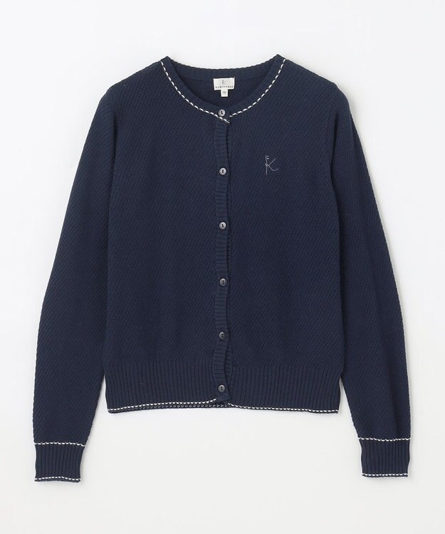 組曲 KIDS 【150-160㎝】クラシック カーディガン ネイビー系