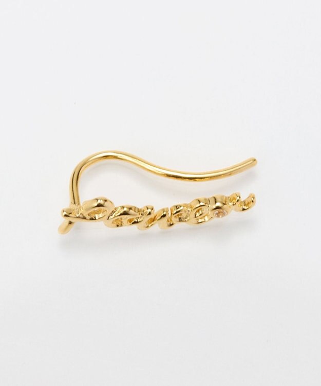 Phoebe ラッキーレターピアス&イヤリング(パワー)/片耳 ゴールド