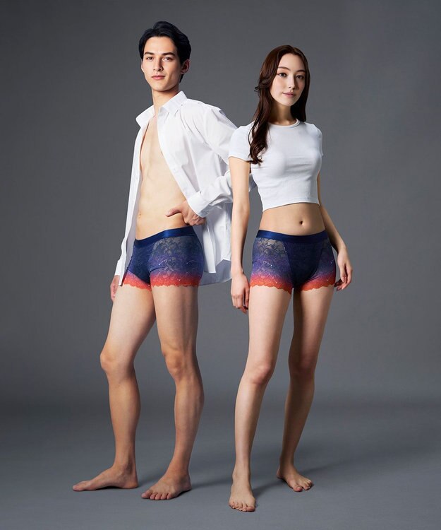 WACOAL MEN WACOAL MEN ユニセックス ボクサーパンツ 【レースボクサー】 通気性 すっきり設計(フロント) 前閉じ 下着 WT8823 /ワコールメン コン