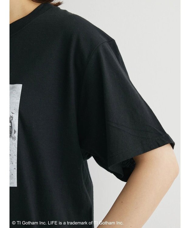 Green Parks ＬＩＦＥ　フォトプリントＴシャツ Black