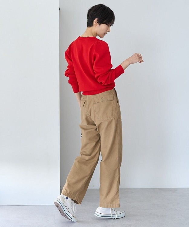 AMERICAN HOLIC エコカルットショルダータックニットプルオーバー Red