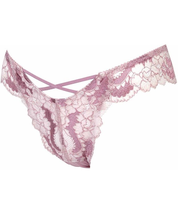 WACOAL Ｔバック ショーツ 【重力ケアブラ】 BXB194とペア はきこみ丈あさめ バックのかぶりが広め ソング レディース PXB494 /ワコール ストロベリー