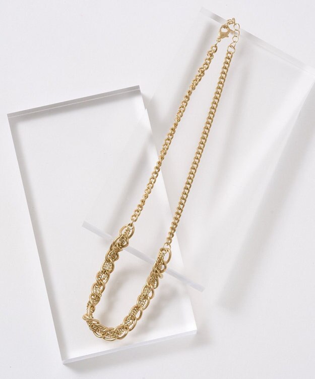 AMERICAN HOLIC ツイストチェーンネックレス Gold