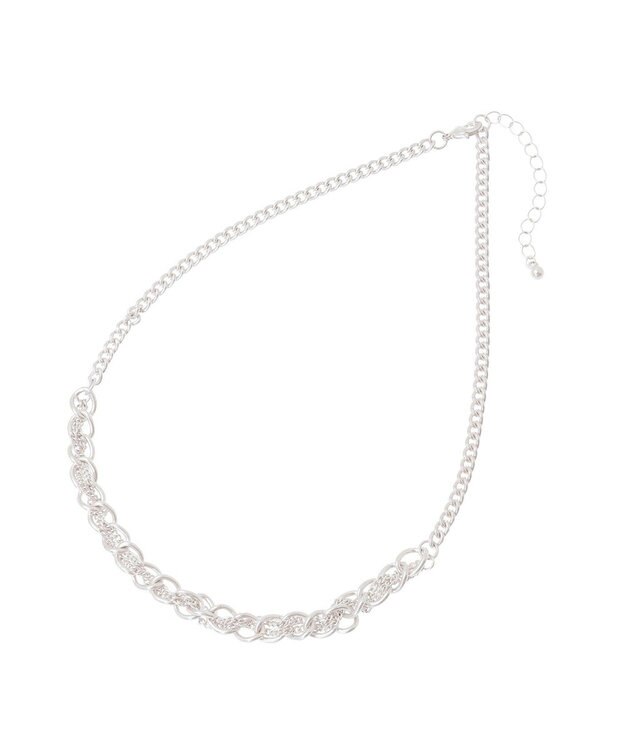 AMERICAN HOLIC ツイストチェーンネックレス Silver