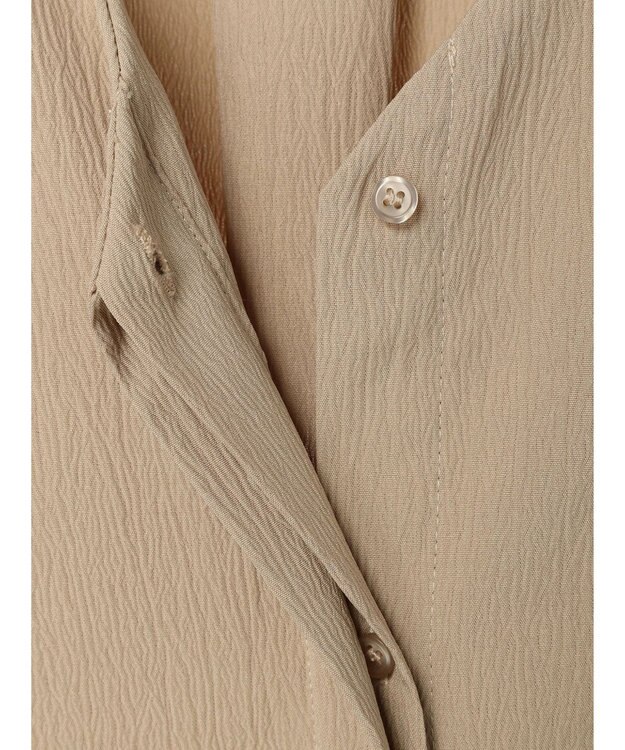 Green Parks ■ＥＳＣＡＲ　ランタンスリーブシャツワンピース Beige