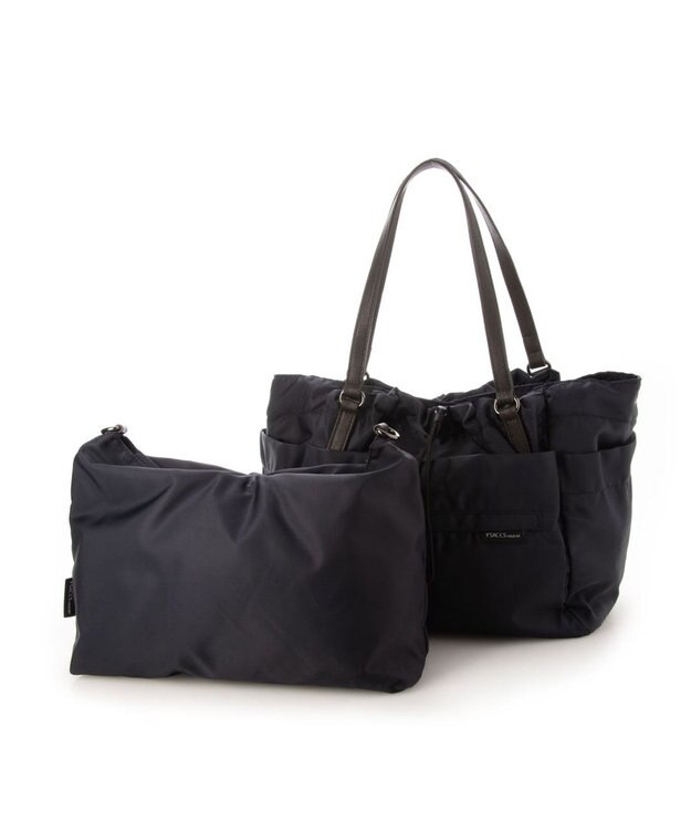 Y'SACCS 【Y’SACCS vous et】ポーチ付き3WAYトート ネイビー