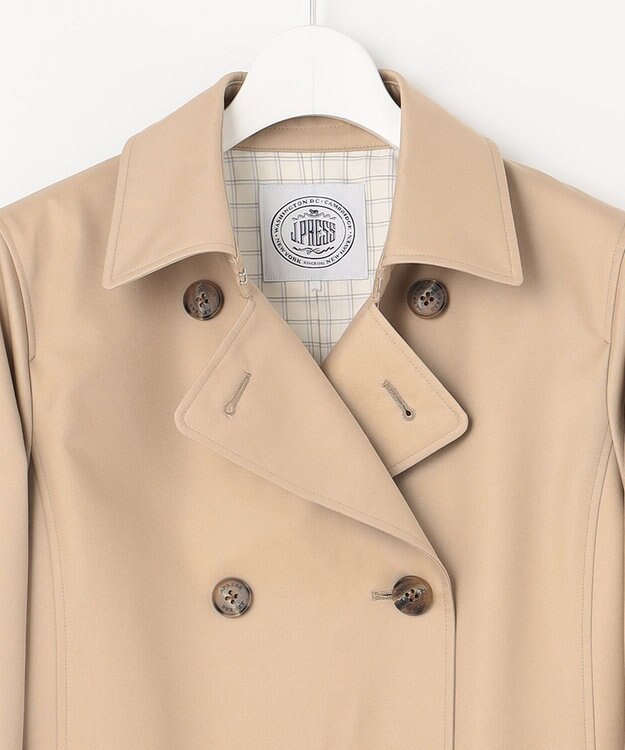 J.PRESS LADIES 撥水ツイル トレンチコート ベージュ系