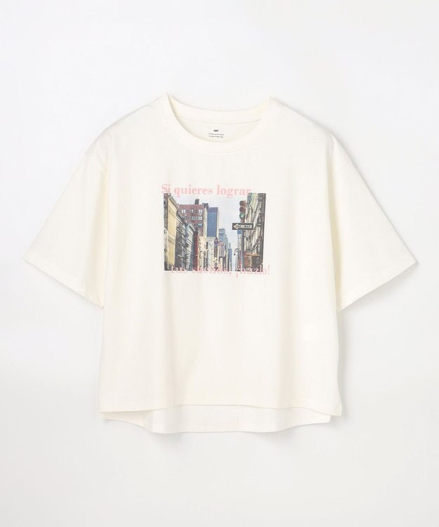 ANY L ANYファンクションロゴTシャツ オフフォト