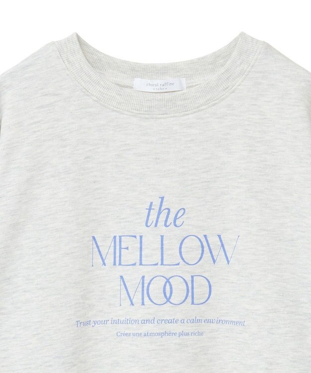 Green Parks アソートロゴミニ裏毛プルオーバー Oatmeal