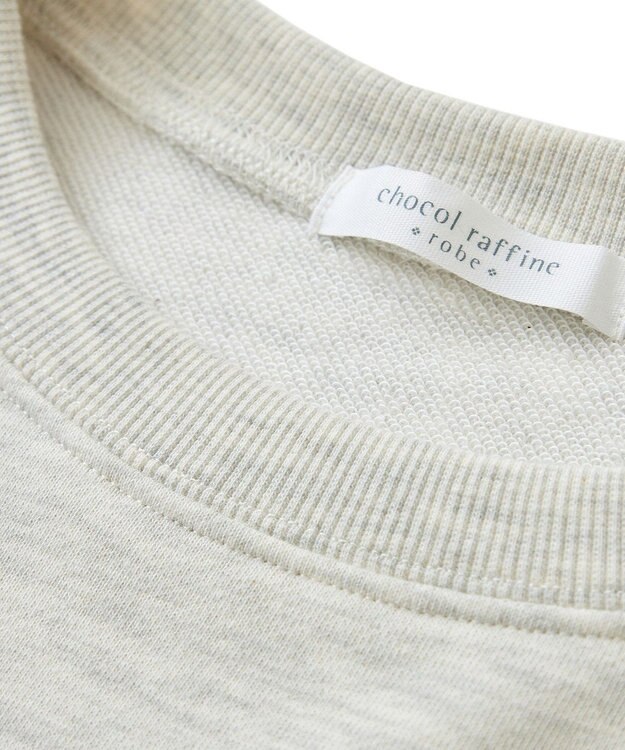 Green Parks アソートロゴミニ裏毛プルオーバー Oatmeal