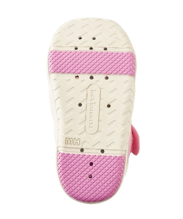 MIKI HOUSE HOT BISCUITS 【13-17cm】ダブルラッセル 水抜けセカンドサンダル ピンク