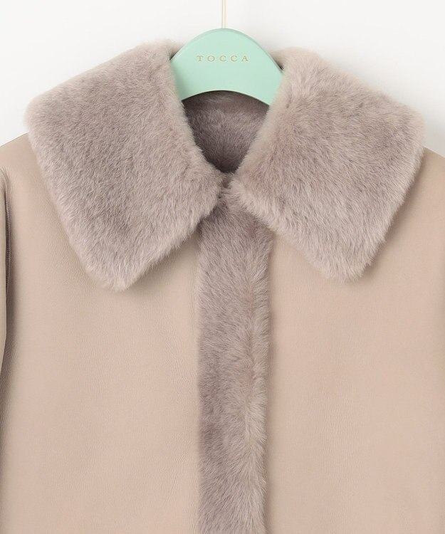TOCCA 【数量限定】FAVOR ムートンコート ベージュ系