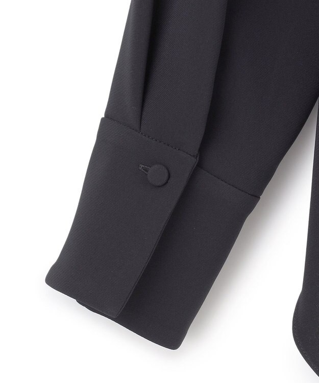 23区 トリアセダブルジョーゼット ブラウス ネイビー系