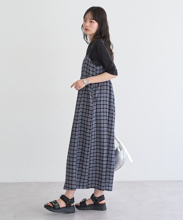 earth music&ecology ハイショクメロートップス Black