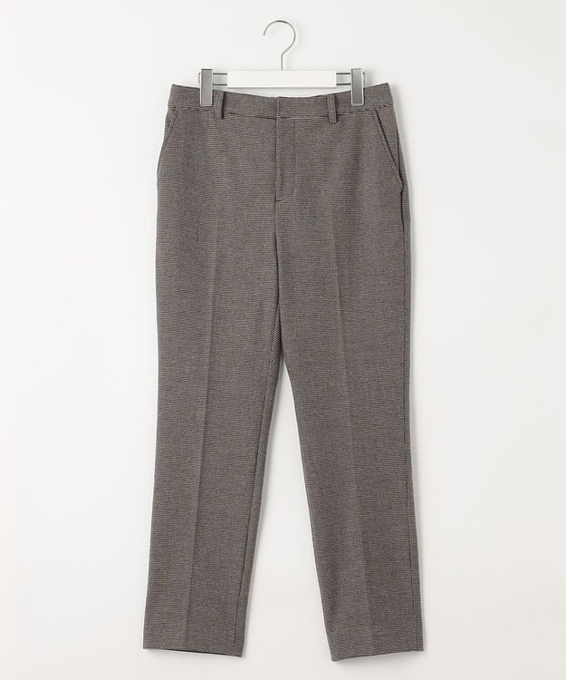 J.PRESS LADIES 【洗える】チェルビックチェック テーパード パンツ ブラウン系3