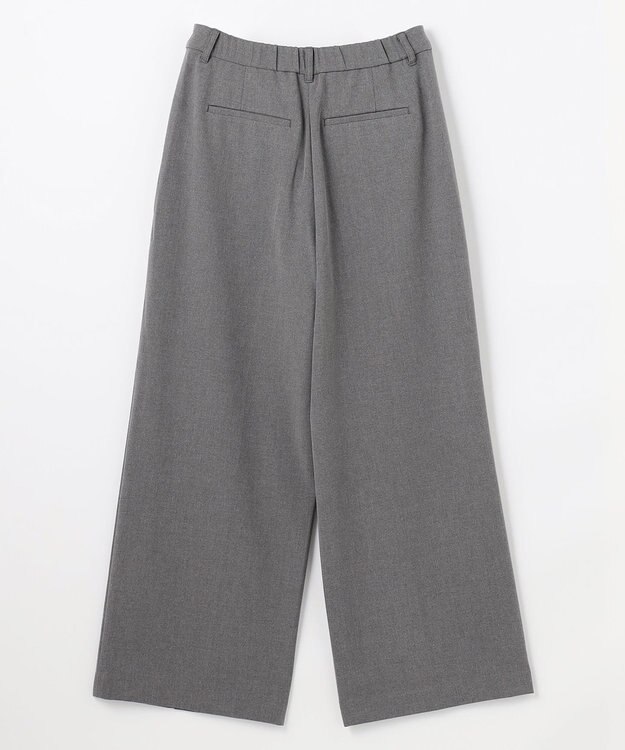 ANY 【LEE掲載/6サイズ展開/裏起毛/ウエストゴム】ウォームワイドパンツ チャコール