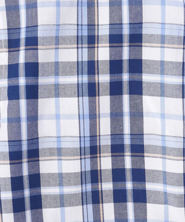 J.PRESS KIDS 【140-170cm】ロゴプリント チェックシャツ ネイビー系4