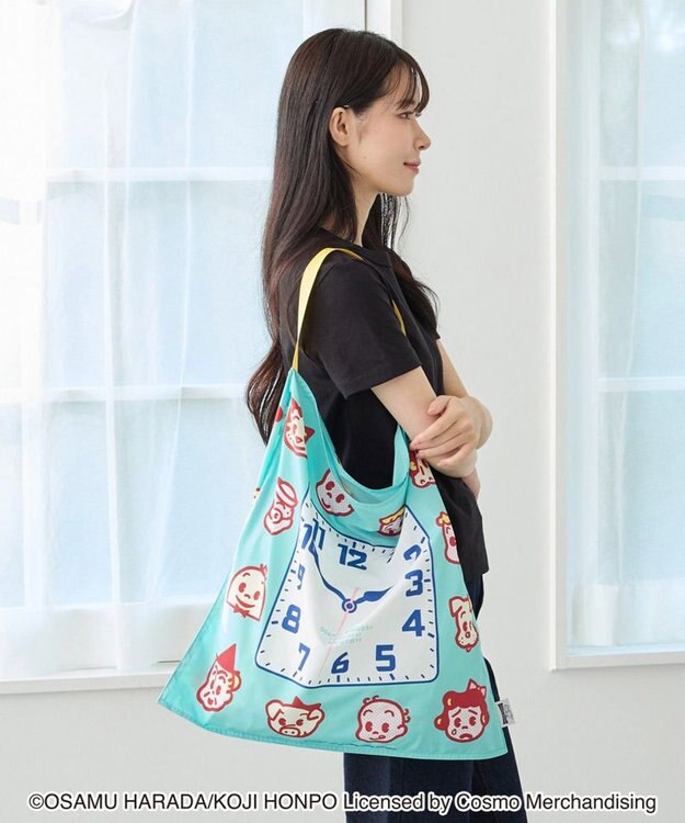 ROOTOTE 6379【スカーフのようなトート】OSAMU GOODS(R)×ROOTOTE タブロー50.オサム-A 03：ミント