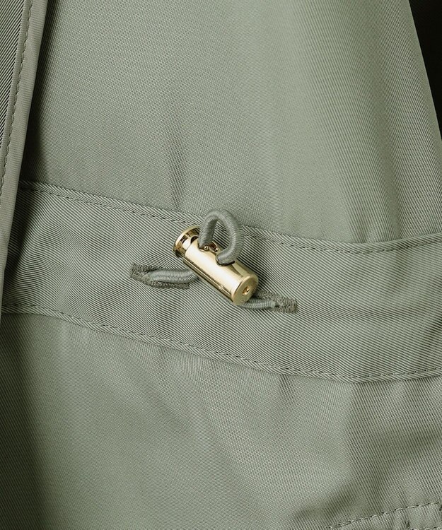 23区 S 【撥水加工】ライトツイル ノーカラーコート カーキ系