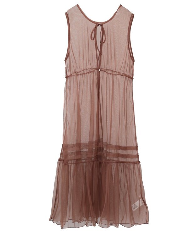 CRAFT STANDARD BOUTIQUE チュールジレワンピース Brown