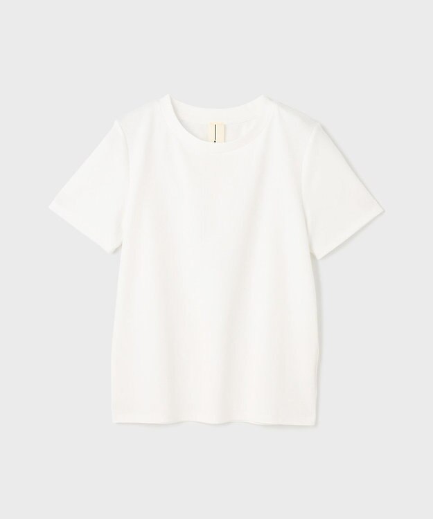 GRACE CONTINENTAL コンパクト天竺トップ ホワイト