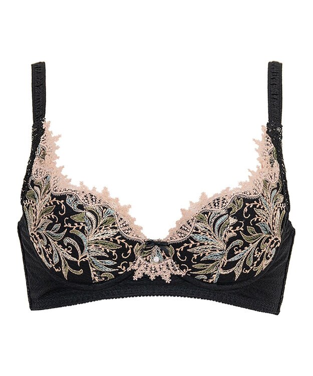 BRADELIS New York 【BRADELIS New York / 育乳STEP3 持ち上げる】ヴィオラステップ3ブラ23A1 美胸 谷間メイクする補正ブラ ブラック