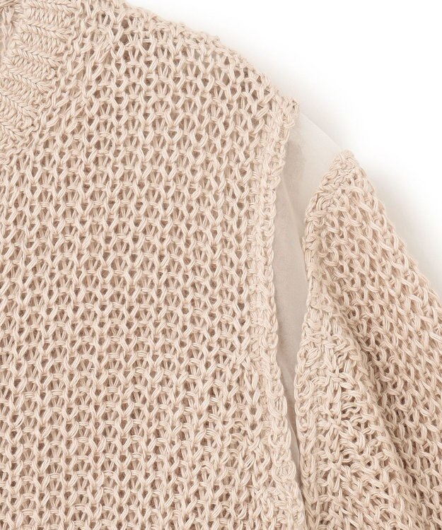 BEIGE， OLIVIER / ニットカーディガン Flax