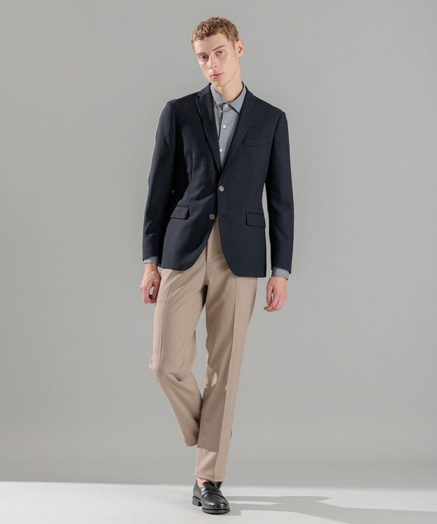 JOSEPH HOMME ホップサックストレッチ    ジャケット ネイビー系