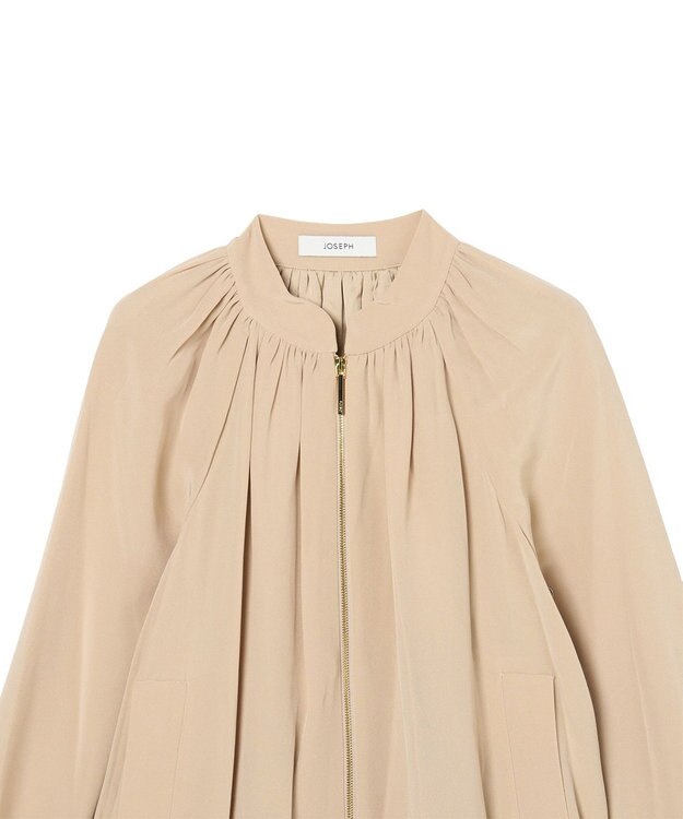 JOSEPH サテンツイル　ジャケット Powder