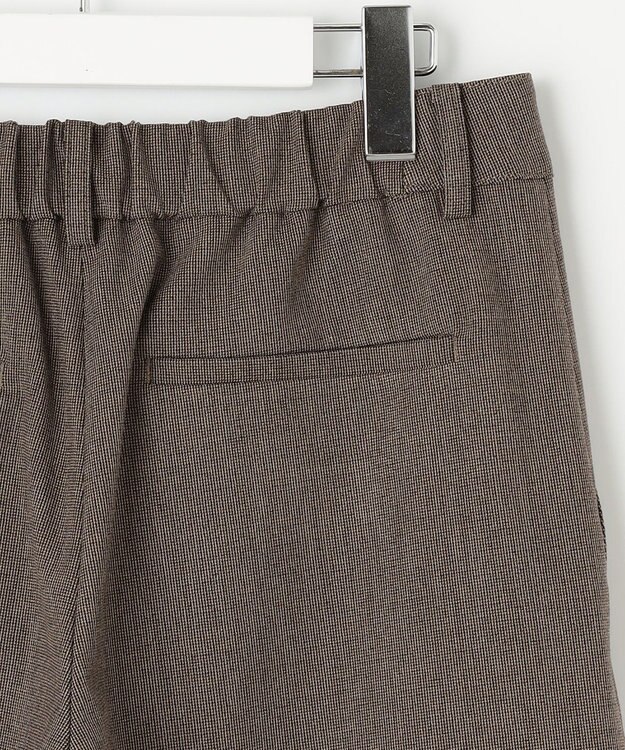 J.PRESS LADIES 【WEB限定カラーあり・洗える】T/Rアルガンシルク ワイド パンツ ブラウン系