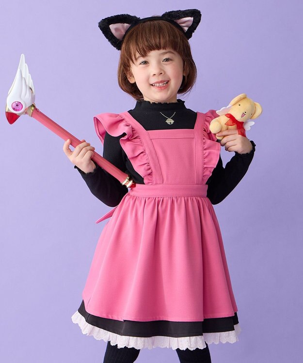 ANY KIDS 【カードキャプターさくら×any FAM】コスチューム風セット (クロウカード編) ピンク