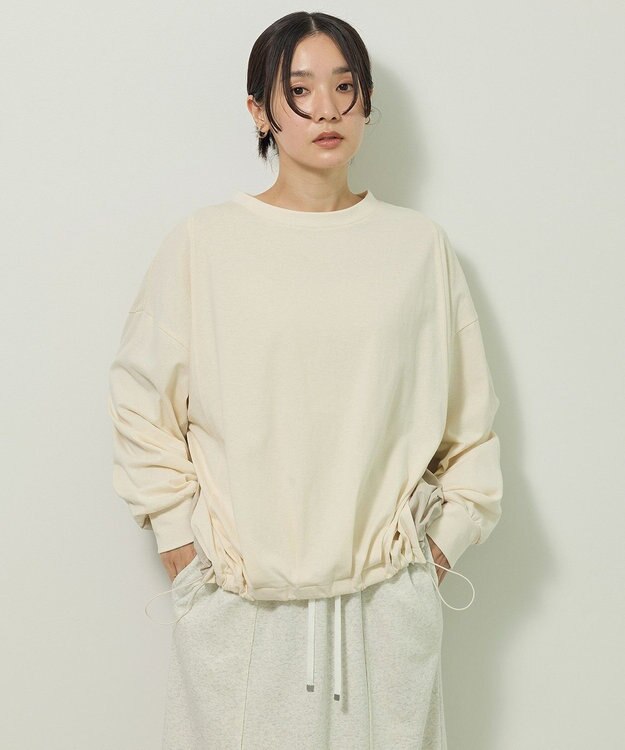 Green Parks バルーンドッキングプルオーバー Ivory