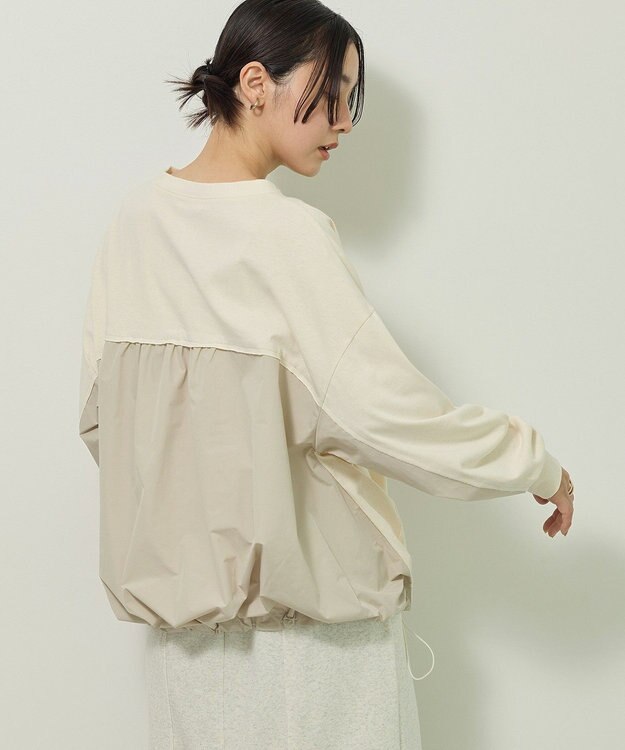 Green Parks バルーンドッキングプルオーバー Ivory