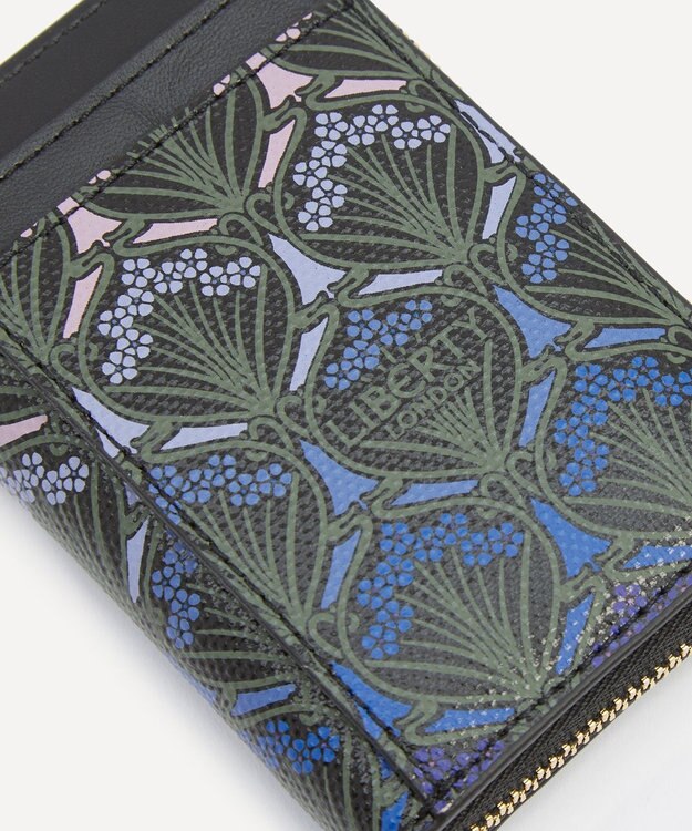 LIBERTY. アイフィス ダスク ジップド バーチカル ウォレット パープル