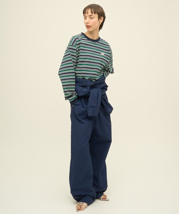 AMERICAN HOLIC PENNEY'S レトロボーダーロングTシャツ Navy